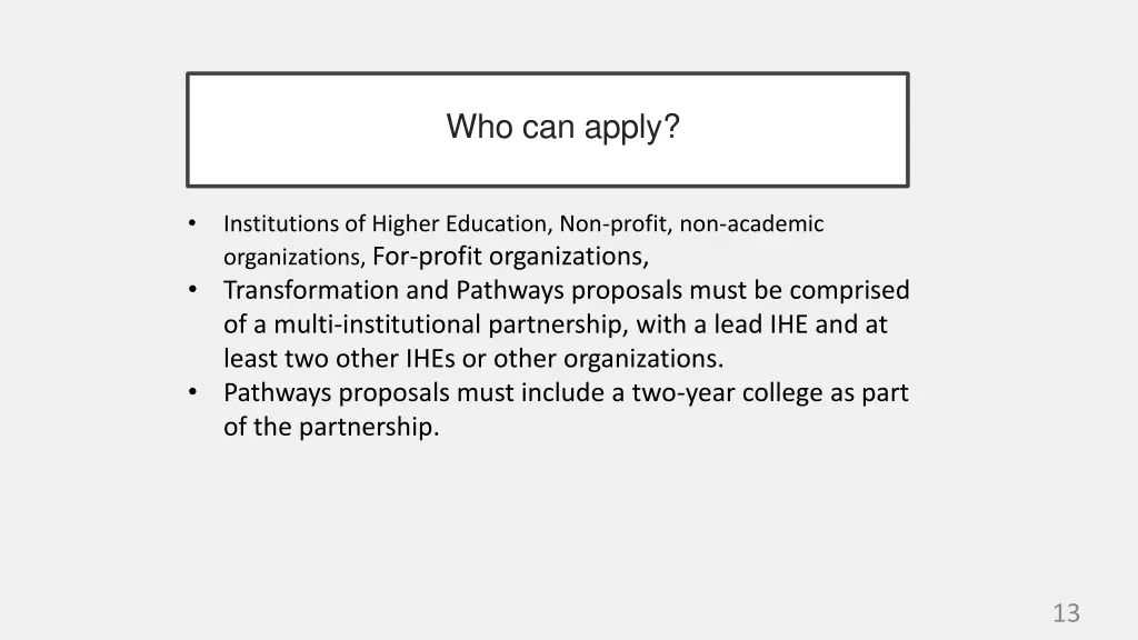 who can apply
