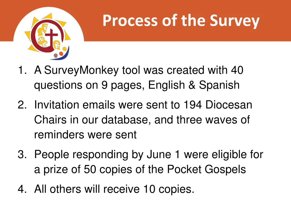 process of the survey