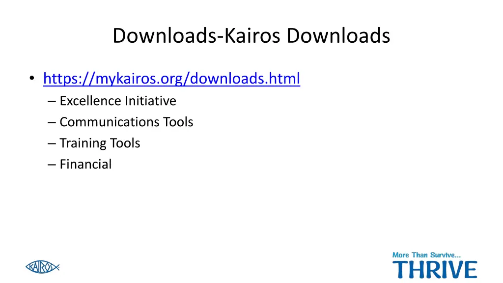 downloads kairos downloads