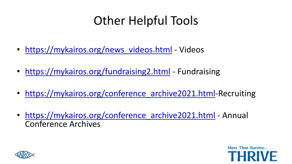other helpful tools