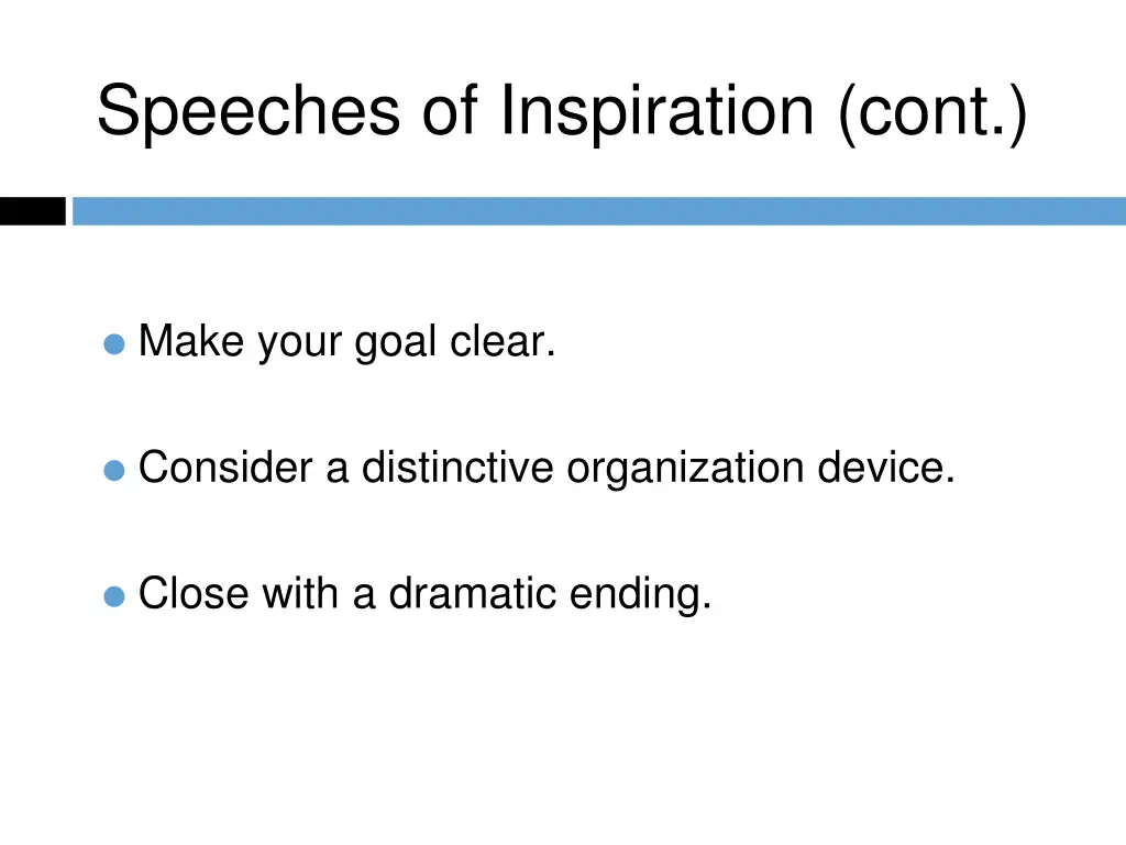 speeches of inspiration cont 1