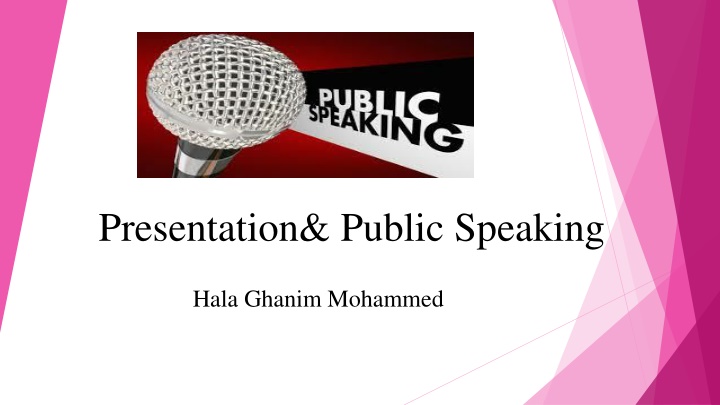 presentation public speaking