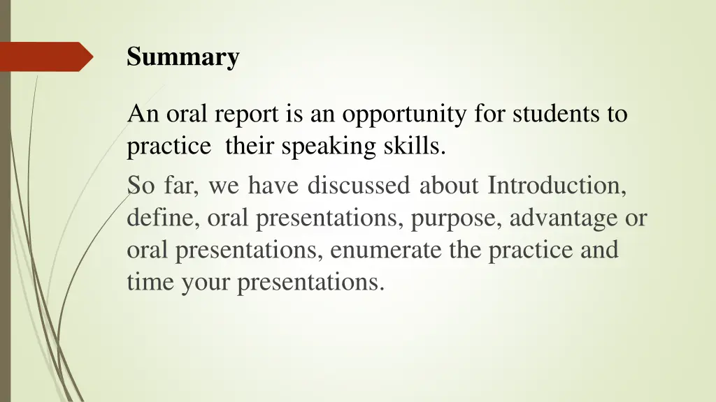 summary