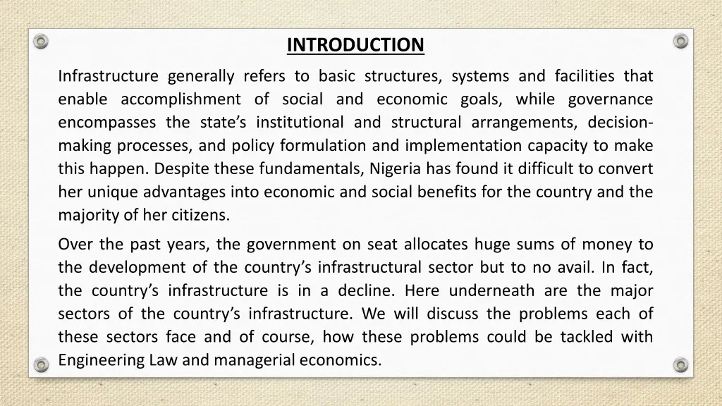 introduction