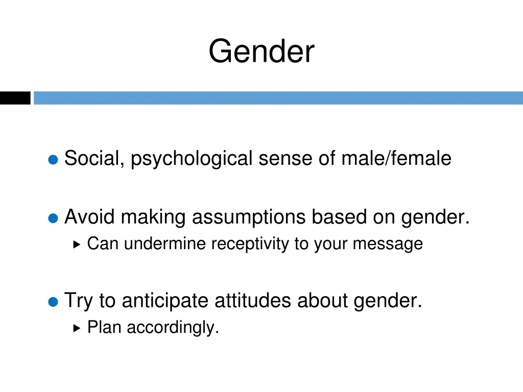 gender