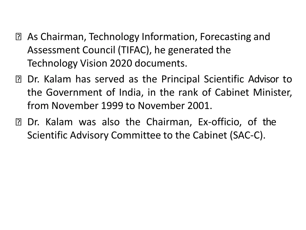 as chairman technology information forecasting
