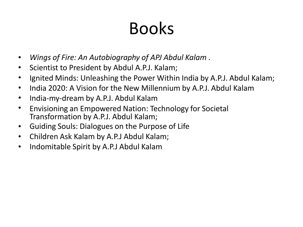 books