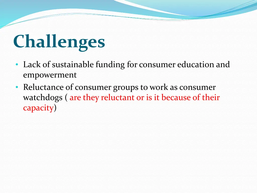 challenges