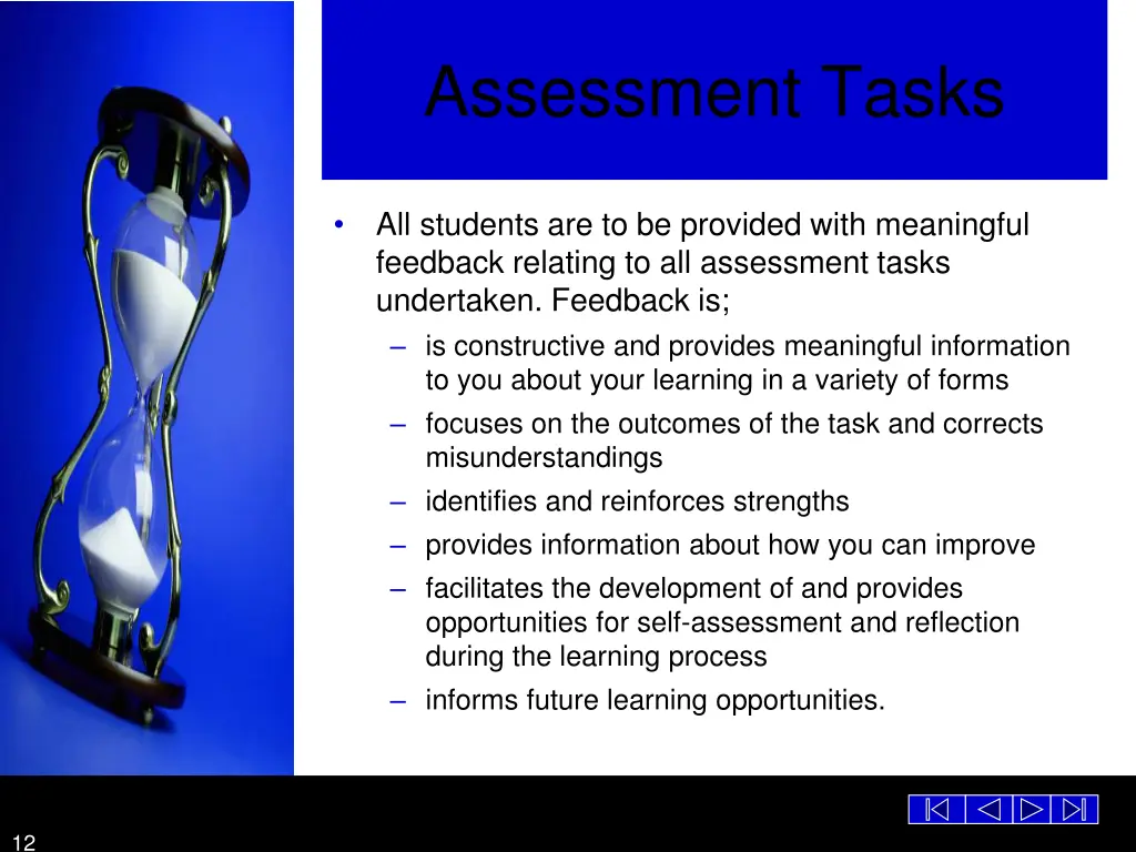 assessment tasks