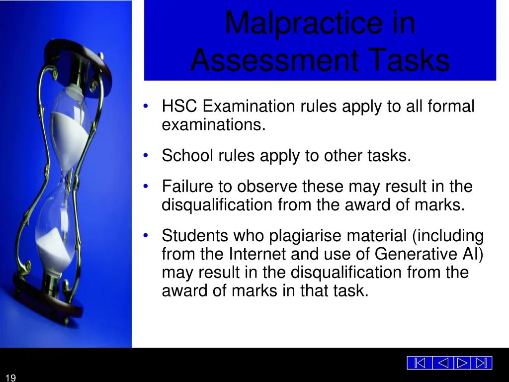 malpractice in assessment tasks