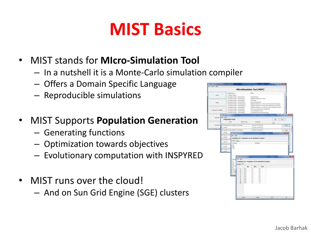 mist basics
