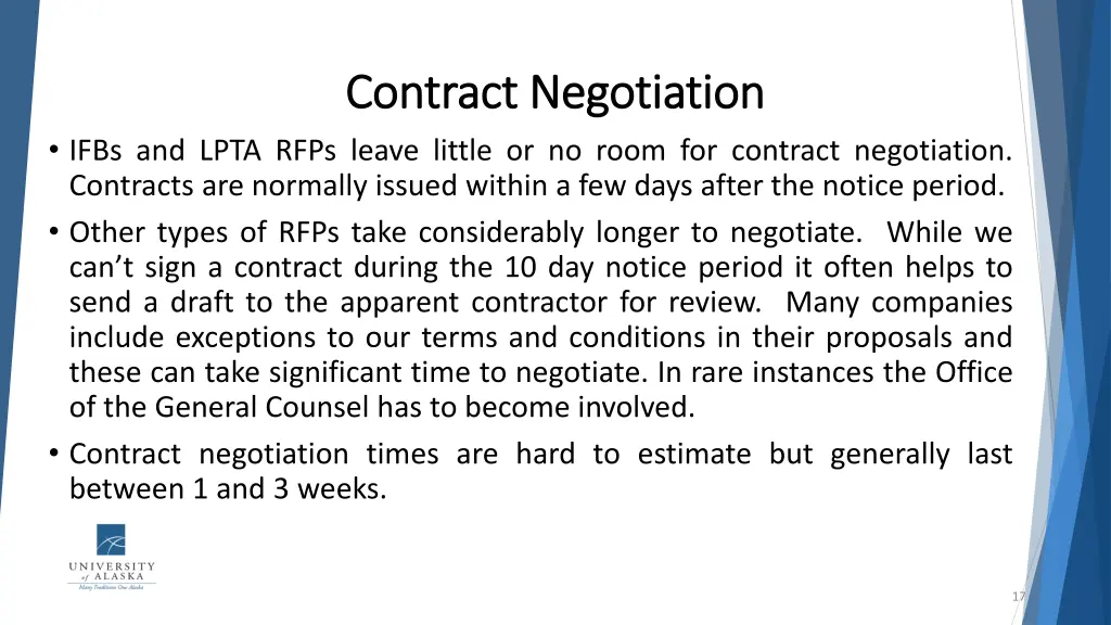 contract negotiation contract negotiation