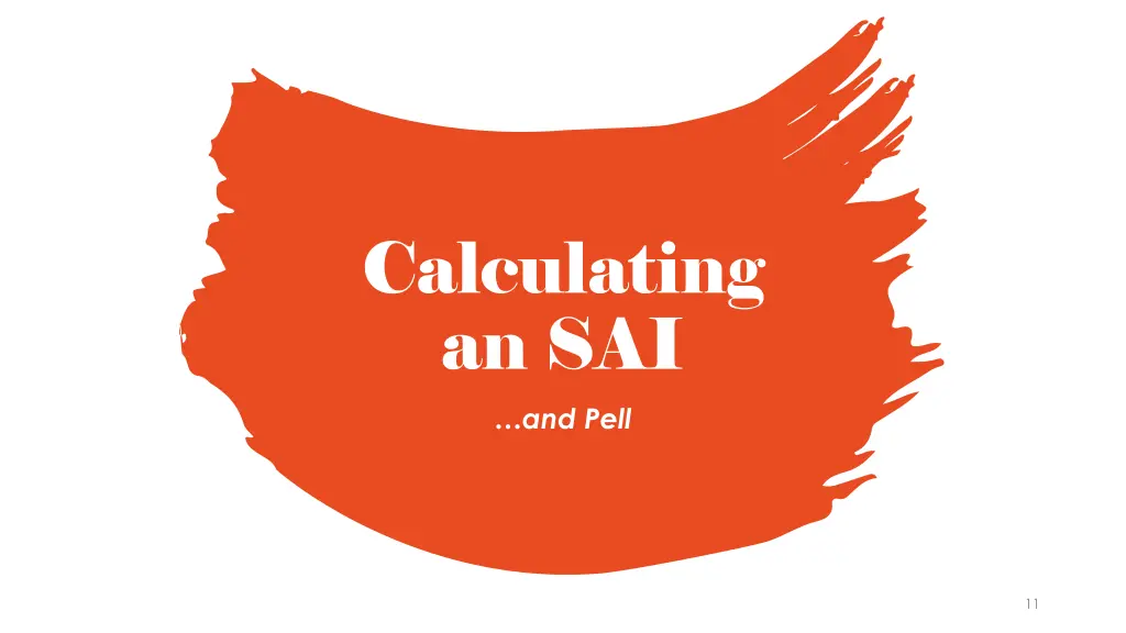 calculating an sai and pell