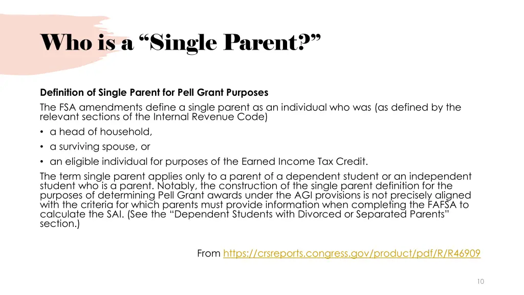 who is a single parent