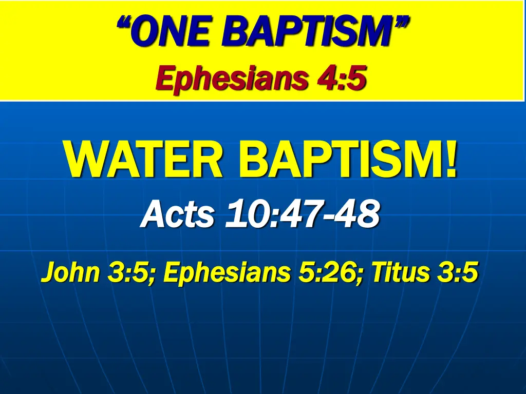 one baptism one baptism ephesians 4 5 ephesians