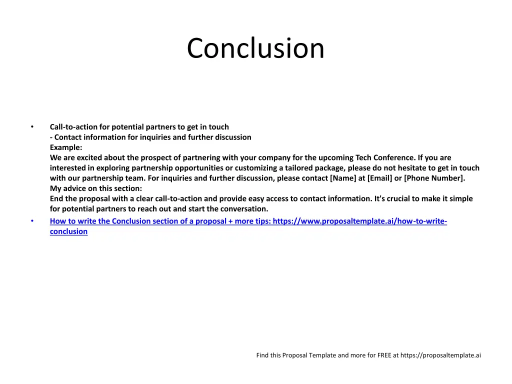 conclusion