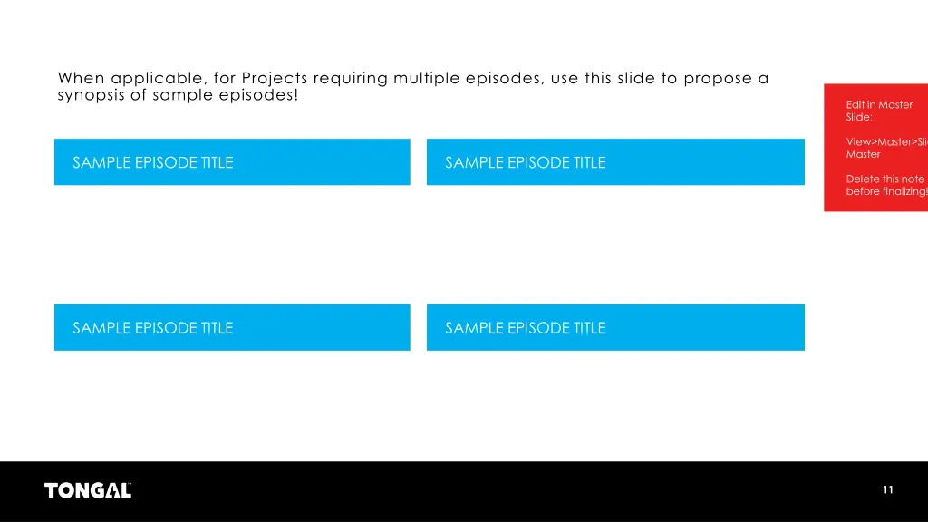 when applicable for projects requiring multiple