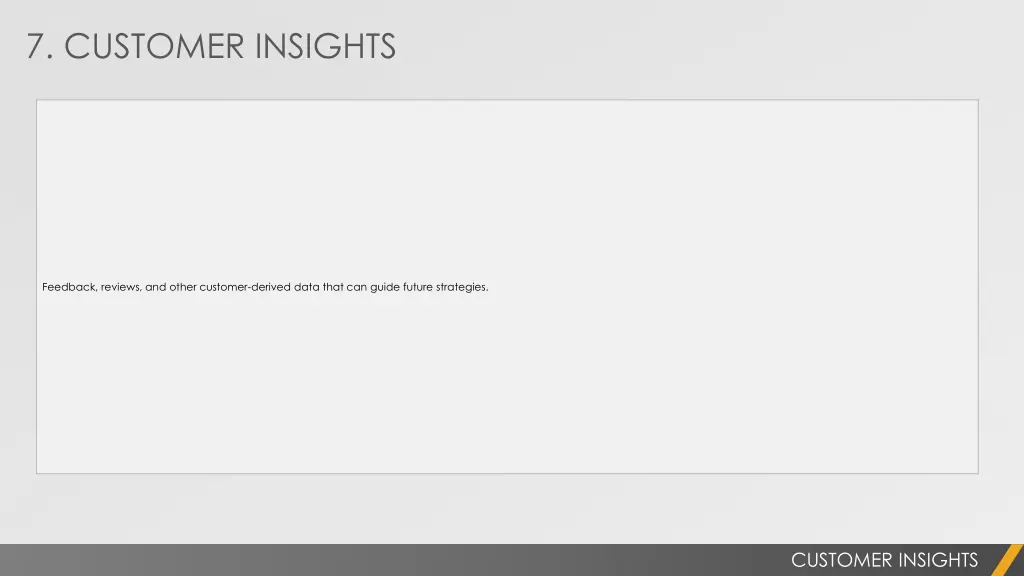 7 customer insights