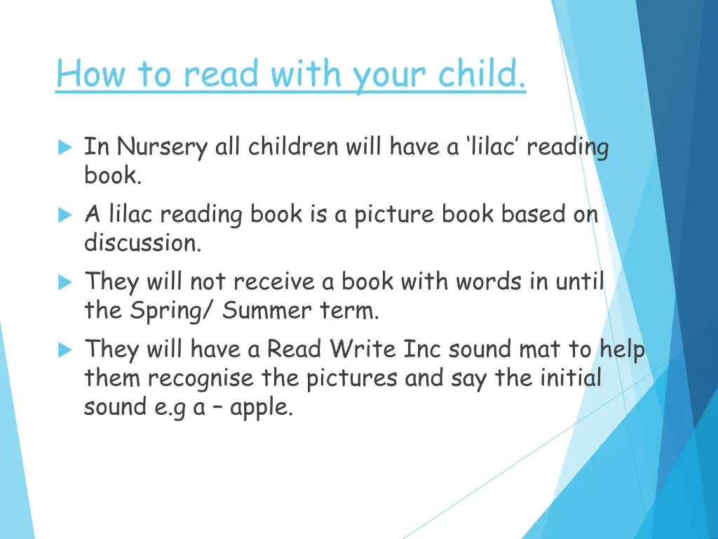 how to read with your child