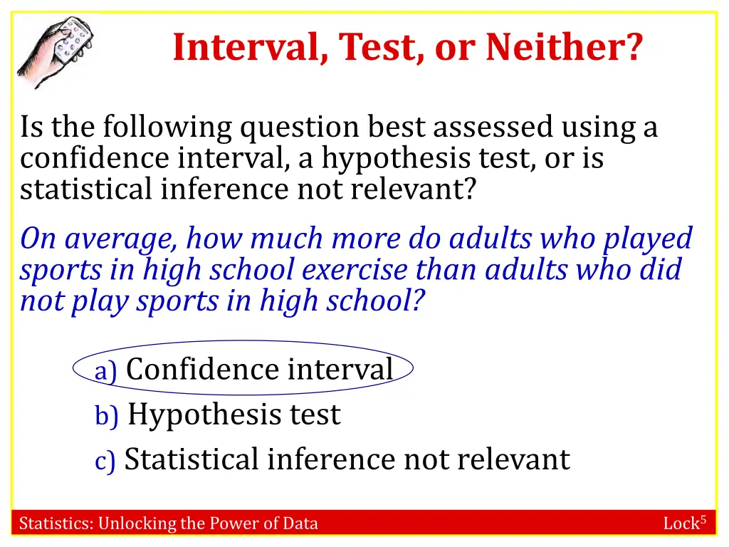 interval test or neither