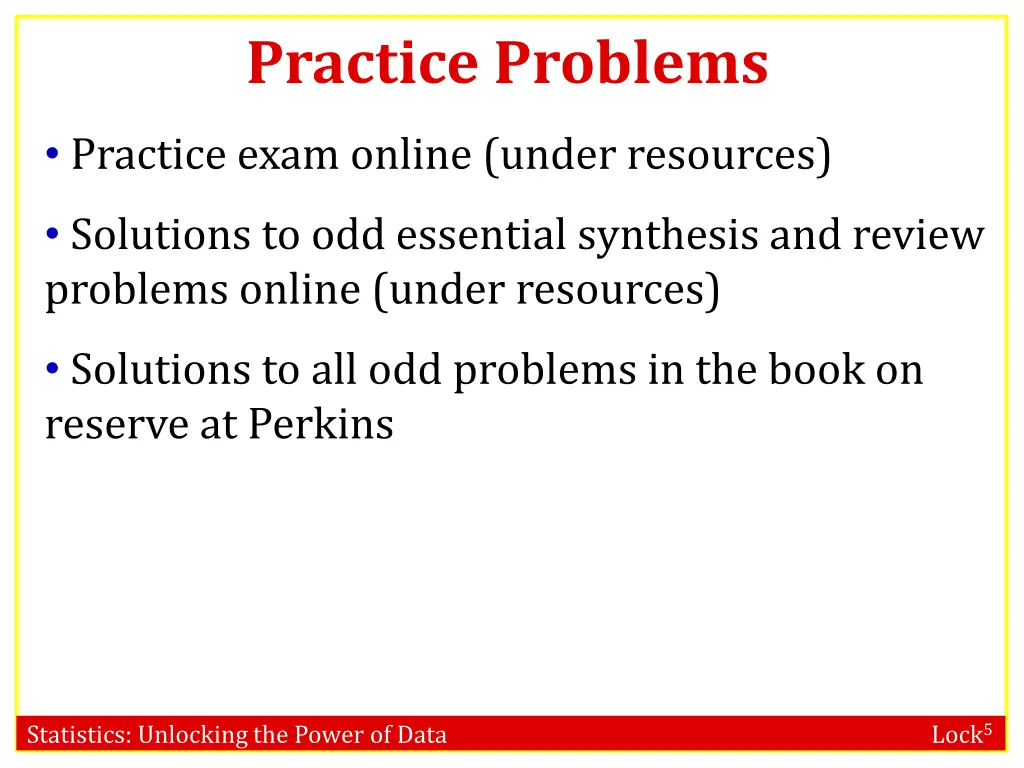 practice problems