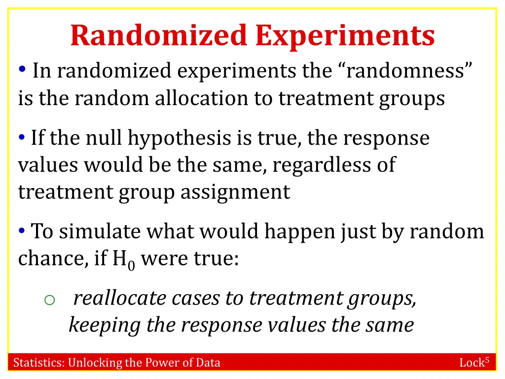 randomized experiments