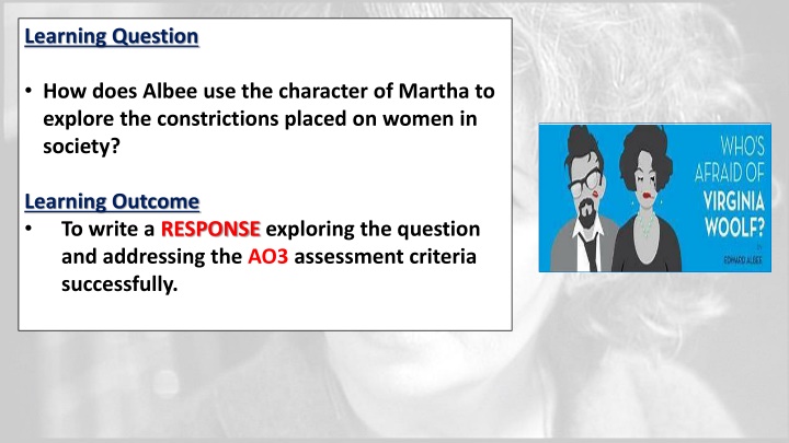 learning question