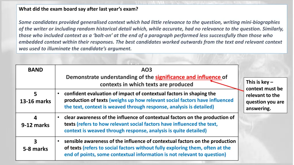what did the exam board say after last year s exam