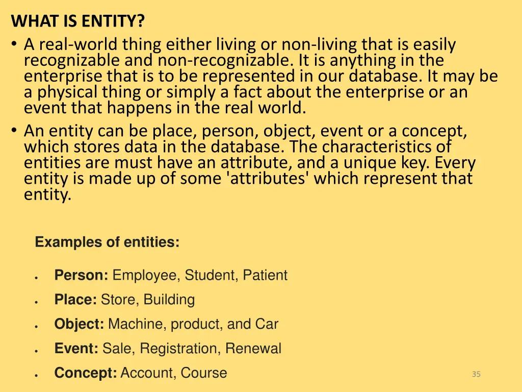 what is entity a real world thing either living