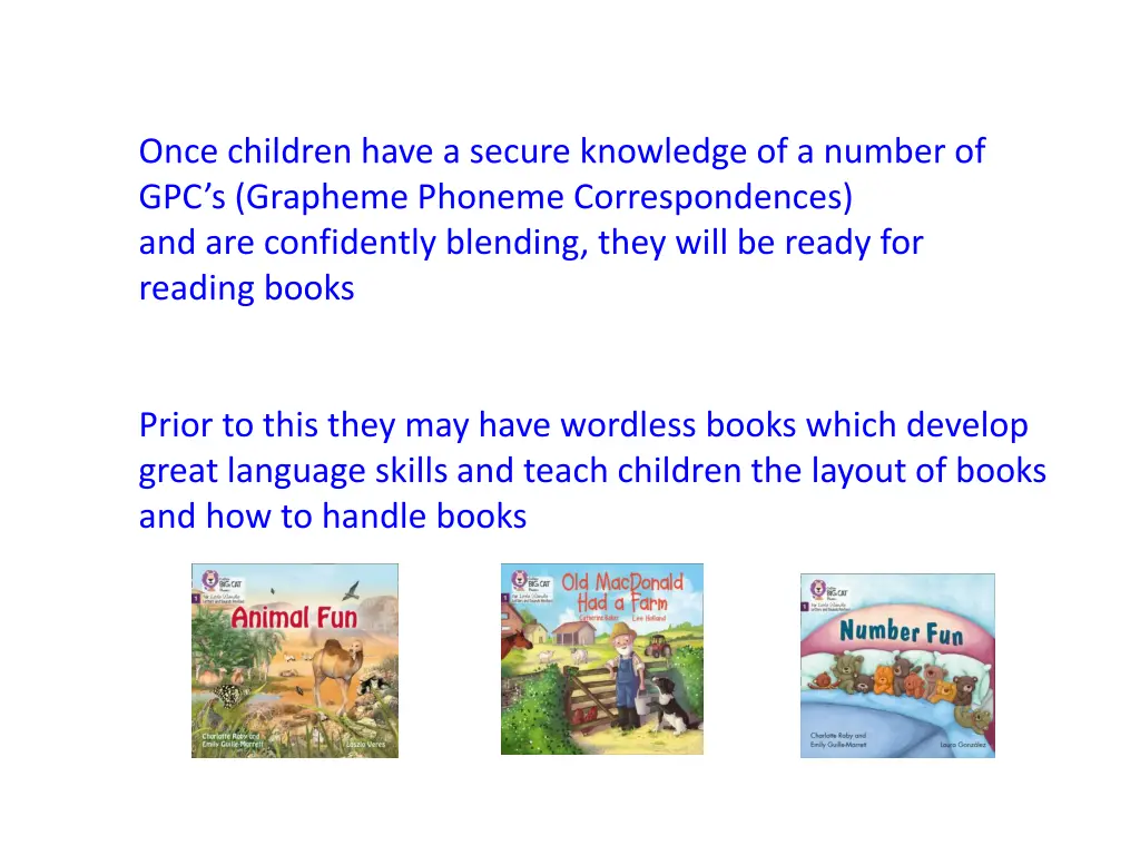 once children have a secure knowledge of a number