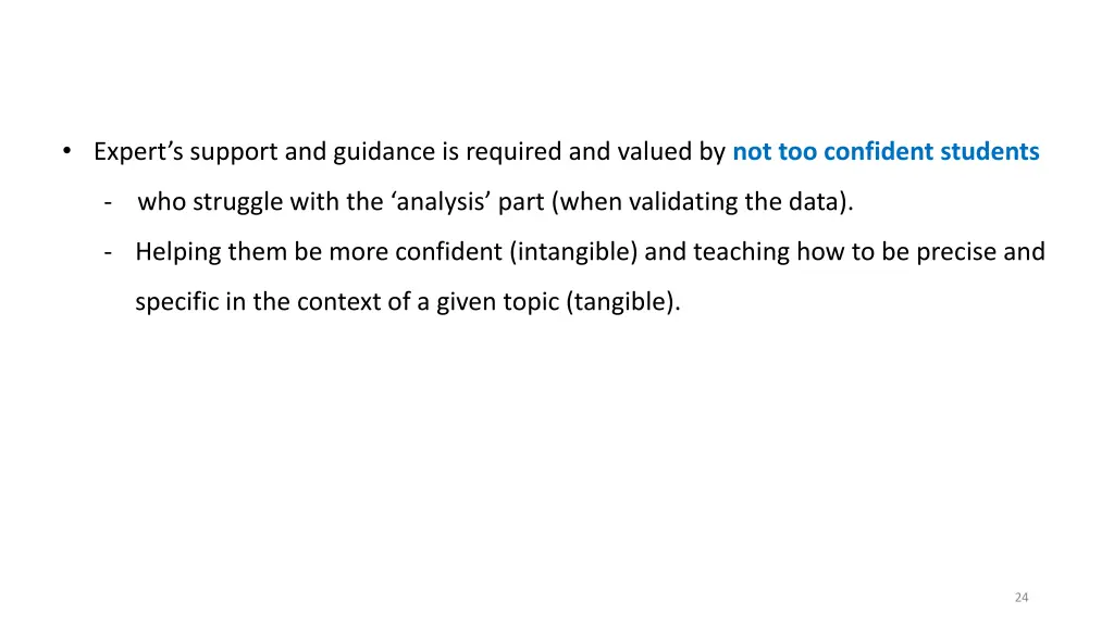 expert s support and guidance is required