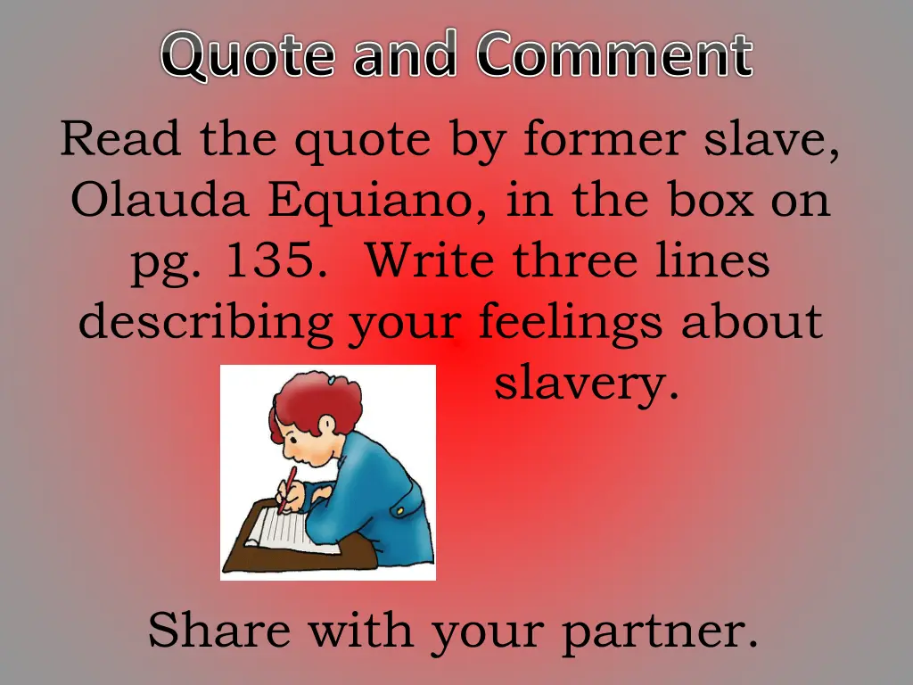 quote and comment