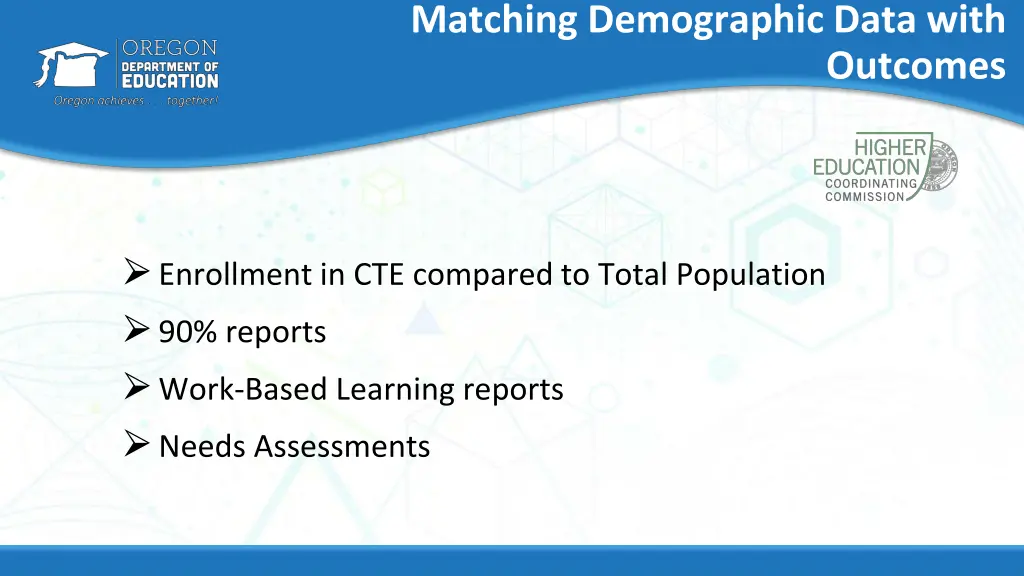 matching demographic data with