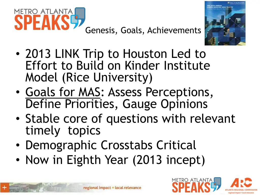 genesis goals achievements