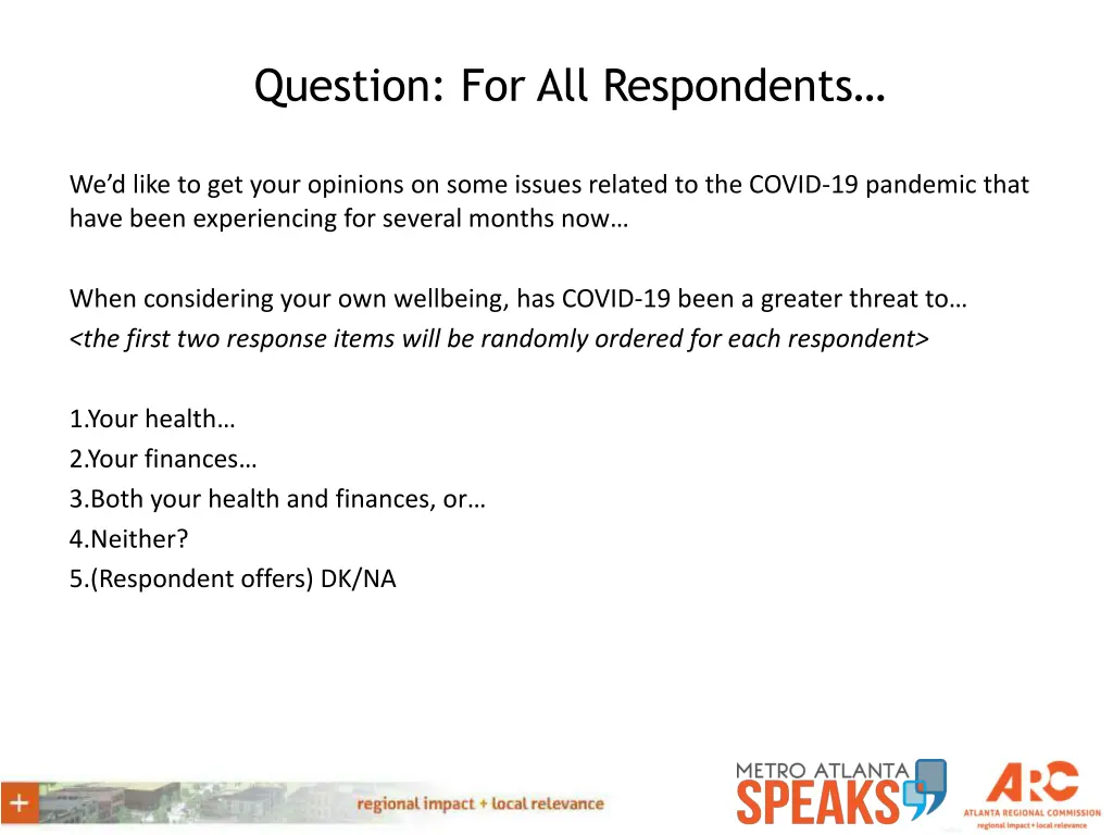 question for all respondents 2