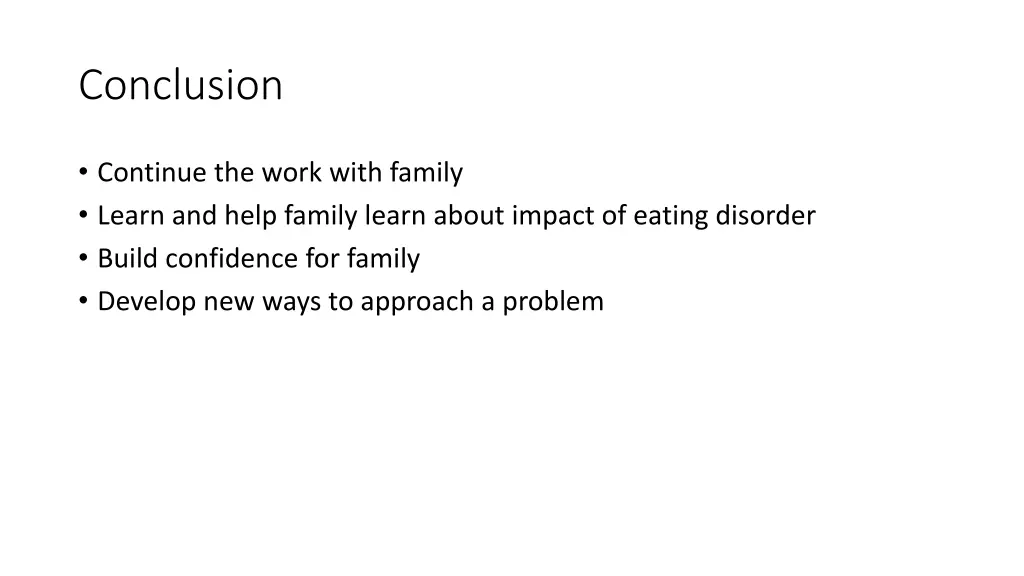 conclusion
