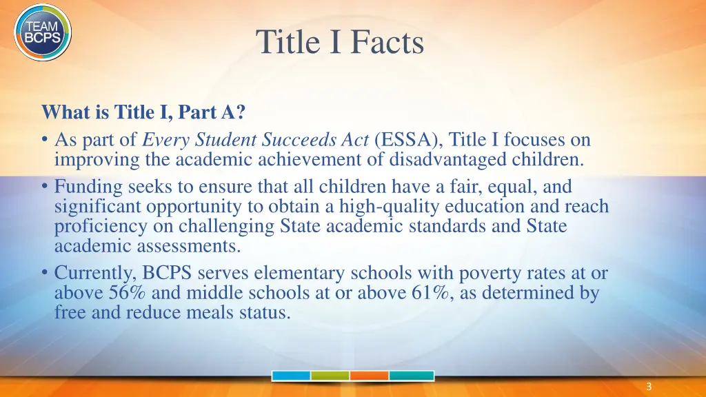 title i facts