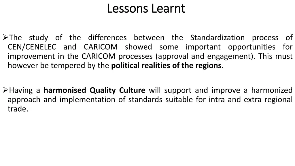 lessons learnt lessons learnt 1