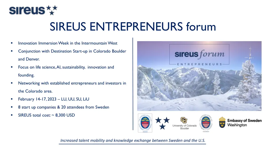 sireus entrepreneurs forum