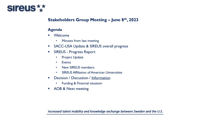 stakeholders group meeting june 8 th 2023