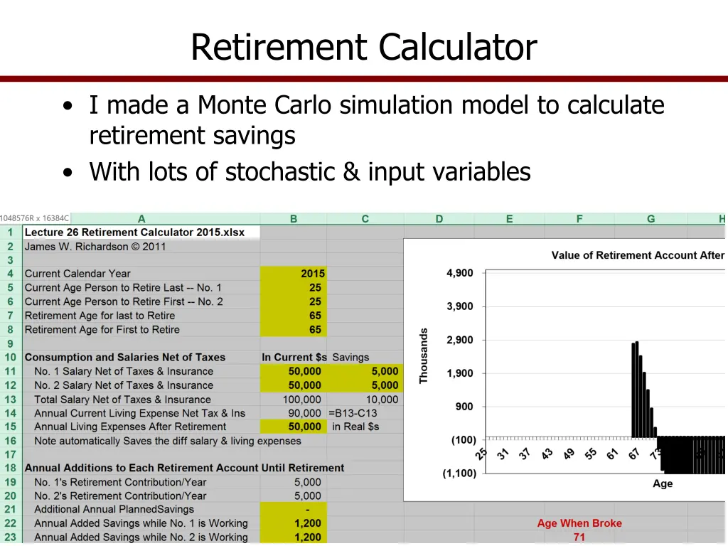 retirement calculator
