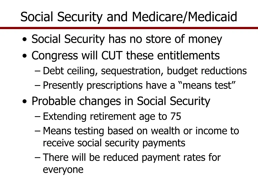 social security and medicare medicaid