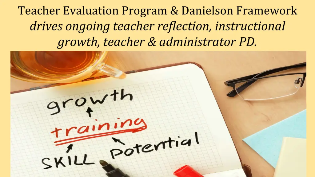 teacher evaluation program danielson framework
