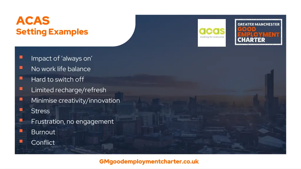 acas setting examples