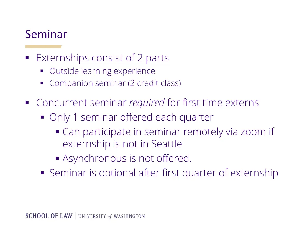 seminar