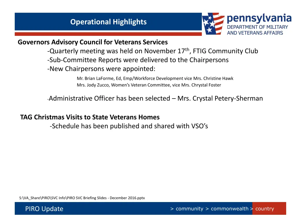 operational highlights 2