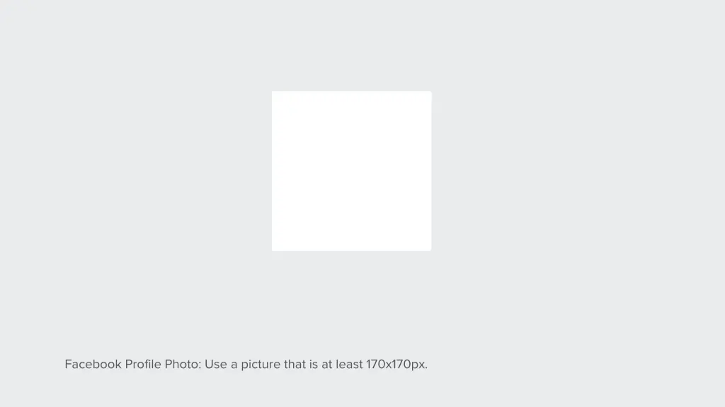 facebook profile photo use a picture that
