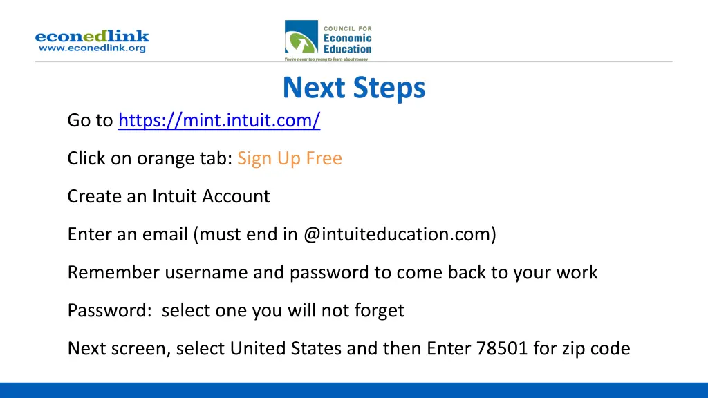 go to https mint intuit com