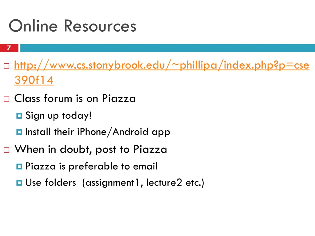 online resources