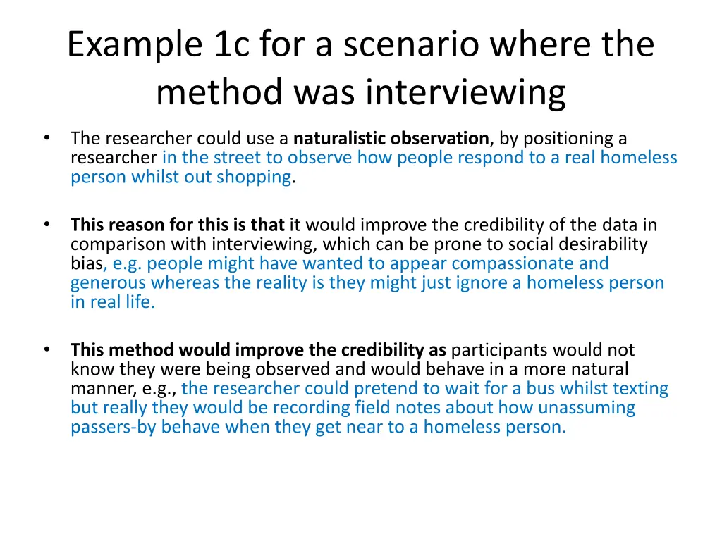 example 1c for a scenario where the method